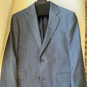 Never Worn - Bonobos Jetsetter Stretch Italian Wool Blazer
38S in Washed Blue